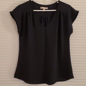Navy Banana republic blouse